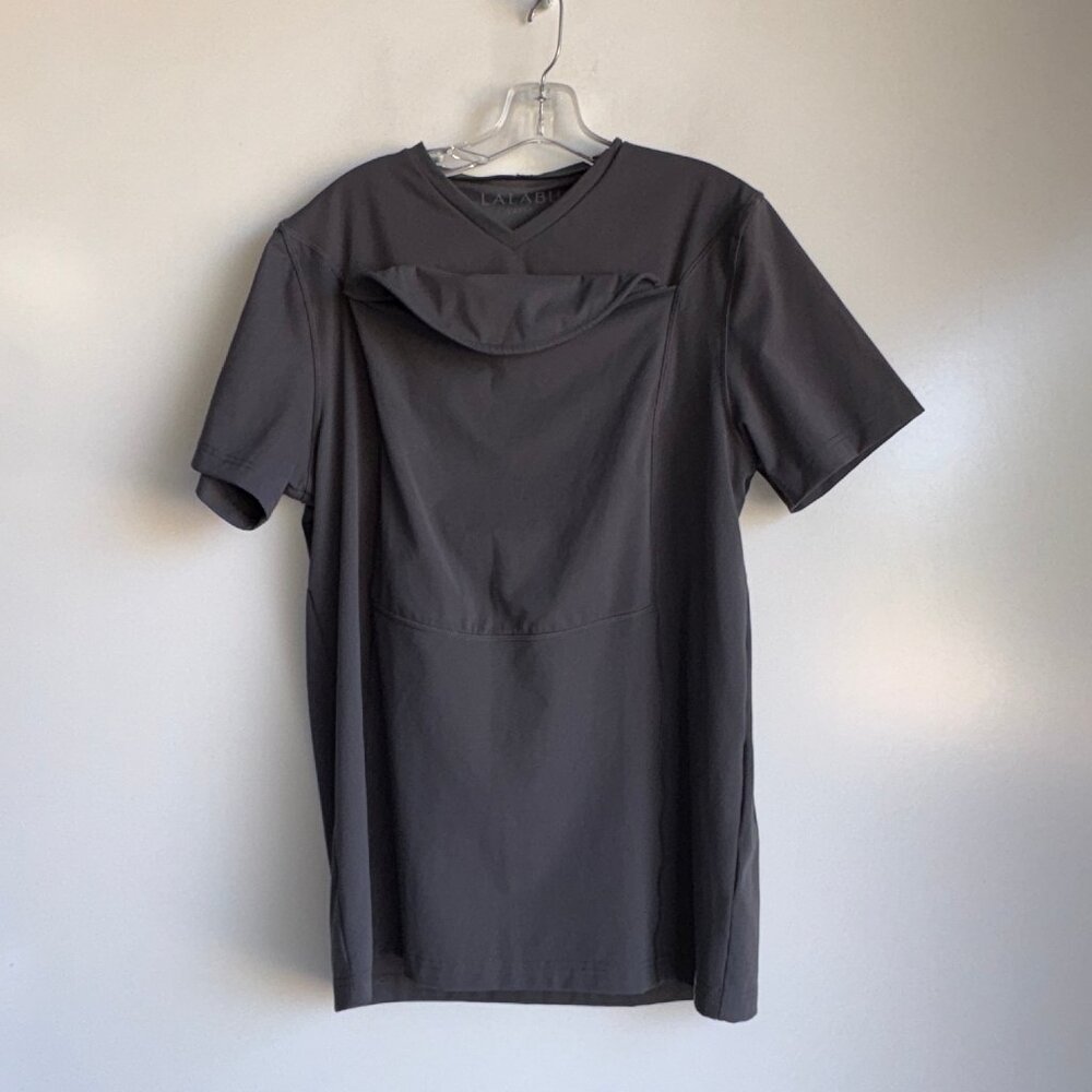 Lalabu Soothing Dad Shirt Short Sleeve Large Baby Carrying